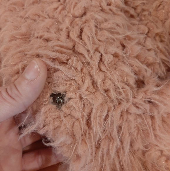 Pink Fuzzy Faux Fur Jacket - Picture 5 of 7